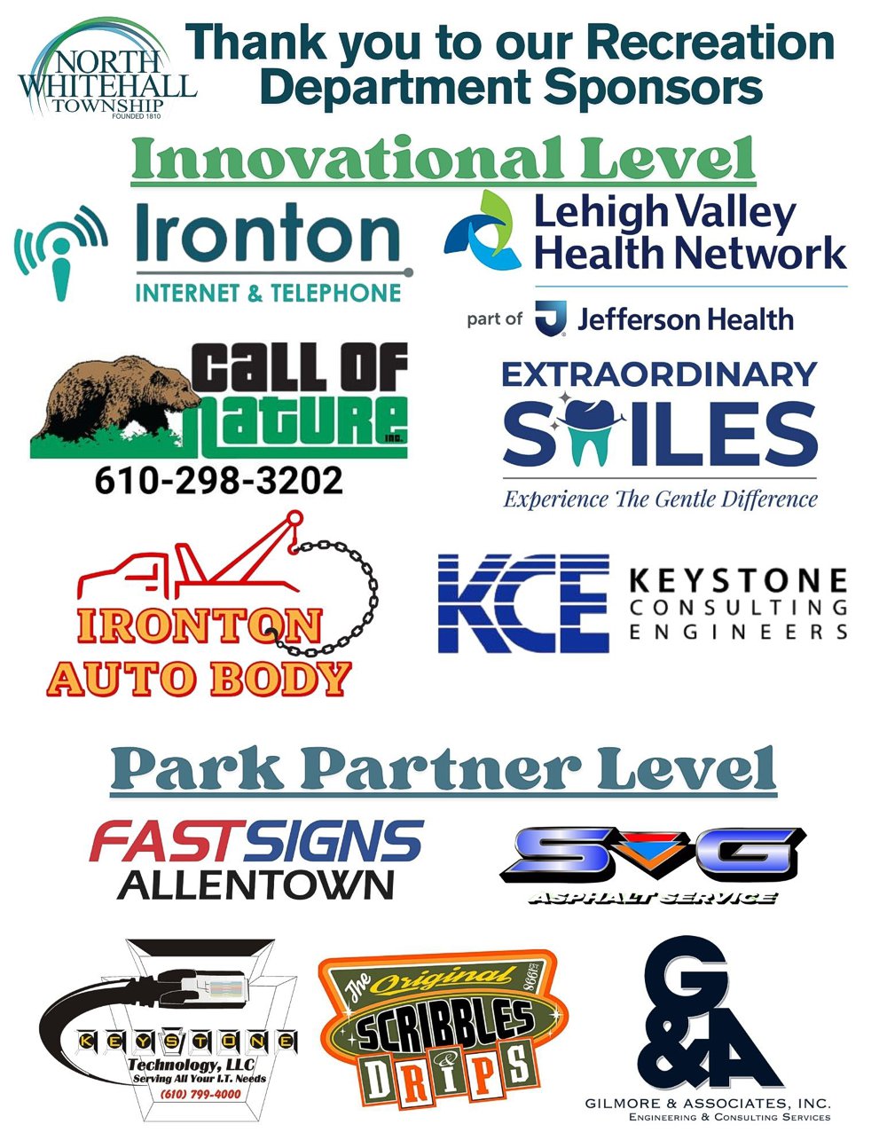 Recreation Sponsorship